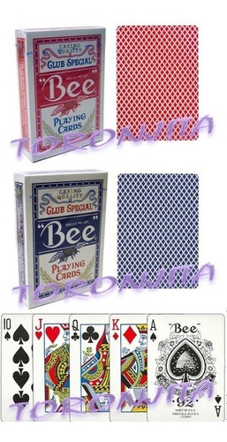 Cartas Pocker Bee Originales Usadas Buen Estado