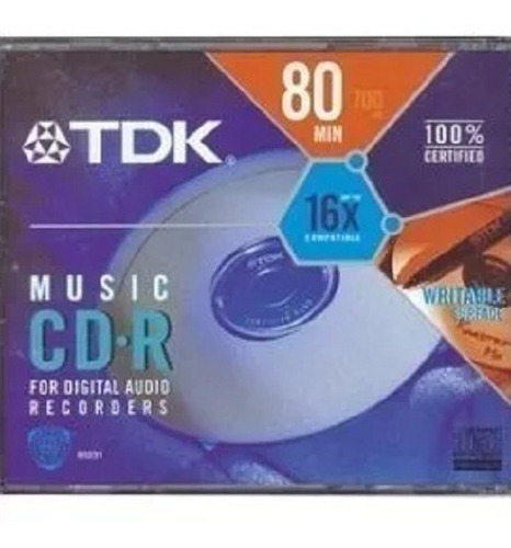 Cd Audio Digital Tdk, Para Grabadores De Audio.