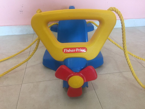 Columpio De Plástico Avioncito Fisher Price*