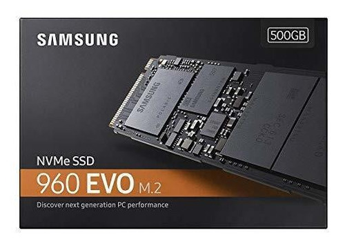 Disco Duro Removible Samsung 960 Evo Serie Negro