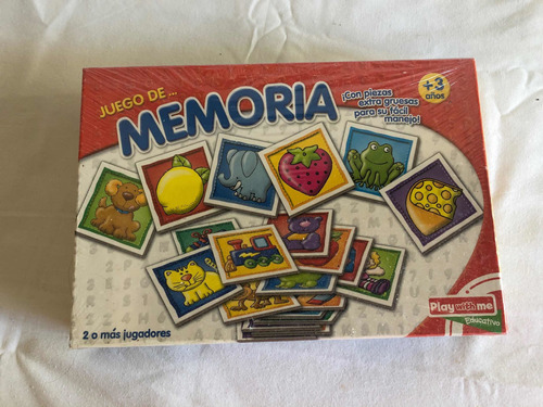 Juego De Memoria Play With Me Importado Para Niños +3 Años