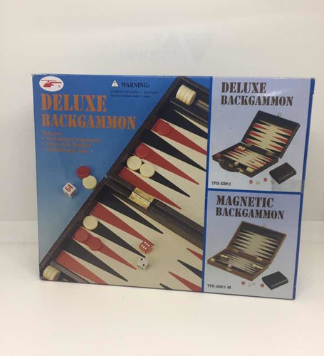 Juego De Mesa Backgammon Deluxe