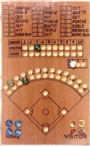 Juego De Mesa De Beisbol