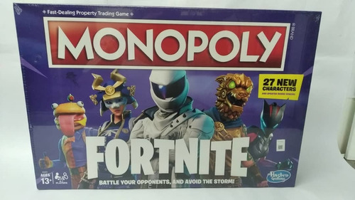 Juego De Mesa Monopoly Edicion Fortnite Familiar Hasbro