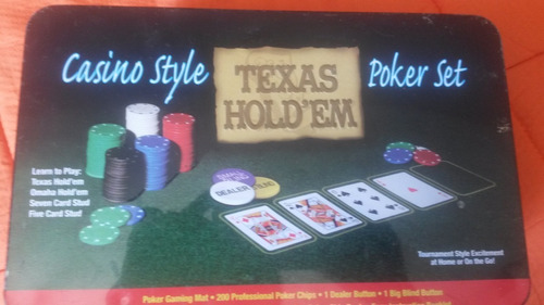 Juego De Poker Texas Hold'em (sin Tablero)