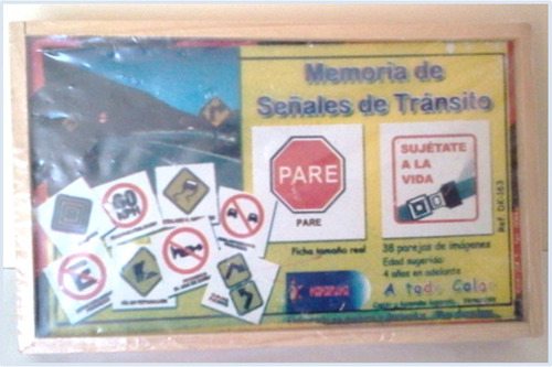 Juego Didactico Educativo Memoria Asociacion Caja Madera