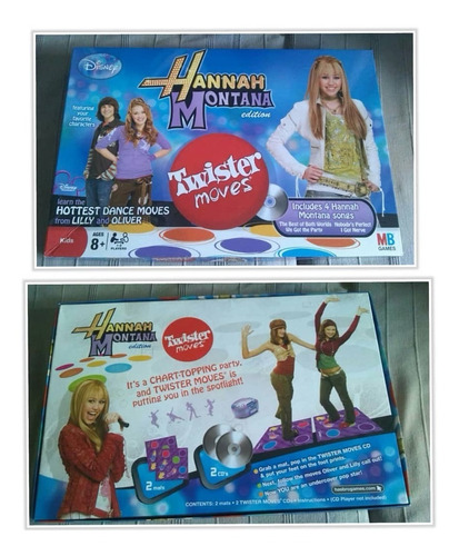 Juego Twister Moves Hannah Montana En Inglés