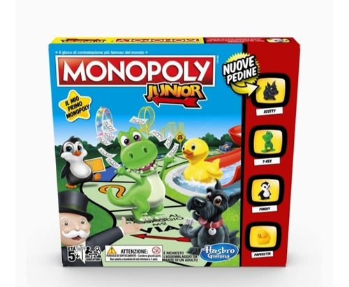 Monopoly Junior Monopolio Para Niños Hasbro