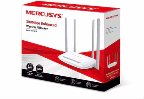 Router Inalámbrico Mercurys Mw325r De 300mbps 4 Antenas.