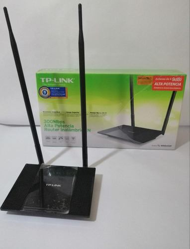 Router Rompe Muro Tp_link 300 Mbps-antena 9dbi N300