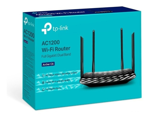 Router Tp-link Wifi Dualband Archer C6 Ac Gb