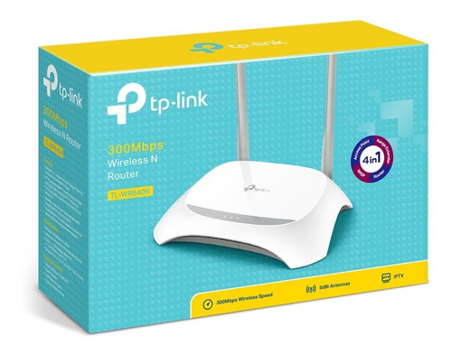 Router Wifi Tp Link 2 Antenas 300mbps Tl-wr840n Nuevos