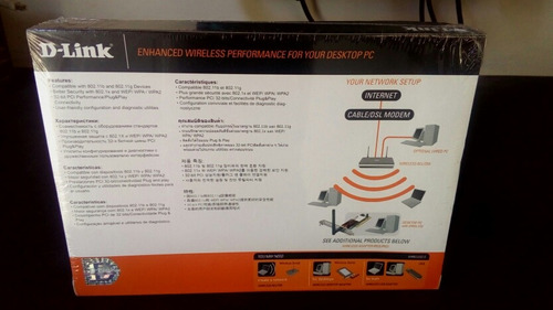 Tarjeta De Red Inalambrica Dwa-510 D-link (pci, 54 Mbit/s)