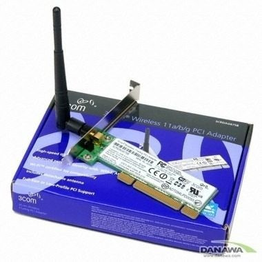 Tarjeta De Red Pci Wifi 3com Inalambrica Antena Desmontable