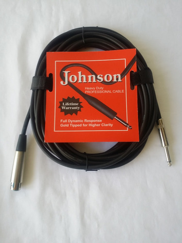 Cable Para Microfono Canon - Plug Profesional Jhonson