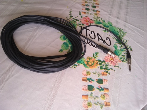 Cable Profesional Canon Plug 1/4 A Canon Hembra Mide 14 Mts