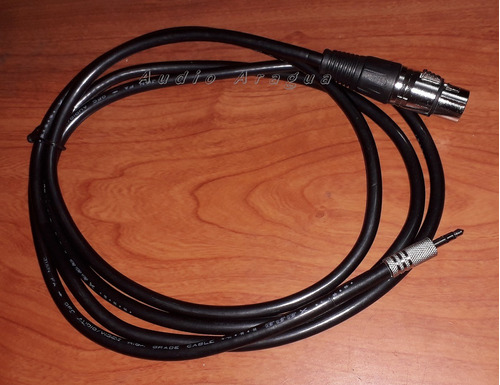 Cable Profesional Mini Plug 3.5mm- Canon Hembra, 1.8 Metros