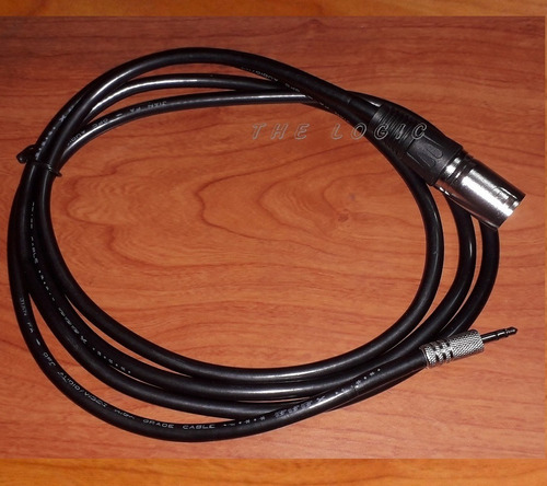 Cable Profesional Mini Plug 3,5mm - Xlr Macho (1.5metros)