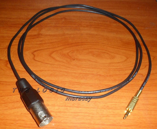 Cable Profesional Mini Plug 3,5mm- Xlr Macho 2mt