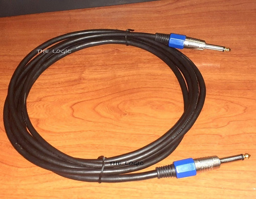 Cable Profesional Para Instrumento Plug-plug 1/4 Mono 3mtr