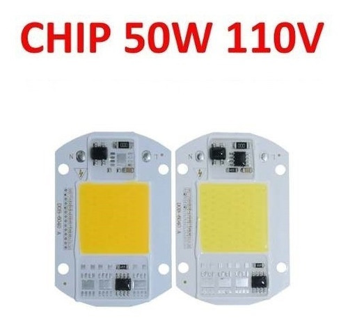 Chip Led 50w Plus Smart Ic Luz Fria Directo 110v Ac
