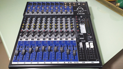 Consola De Audio Profesional Wharfedale Pro Sl824 Usb Bella