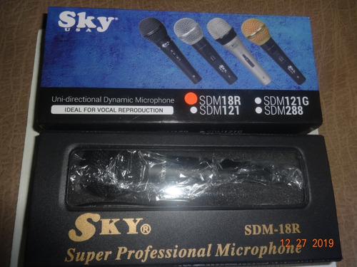 Microfono Profesional Sky Usa Mod. Sdm 18r