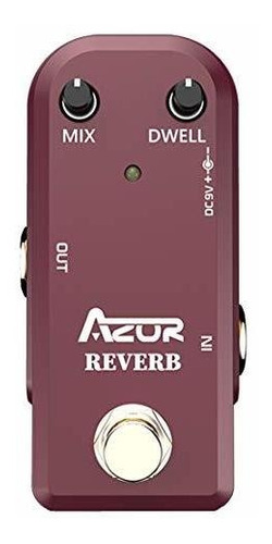 Profesional Djs Azor Reverb Pedal Efecto Guitarra