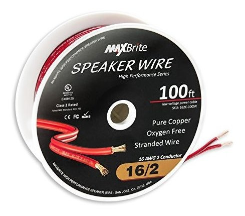 Profesional Djs Maxbrite 16 Awg 2 Conductor Cable