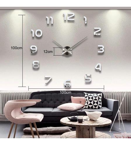 Reloj De Pared Decorativo 3d