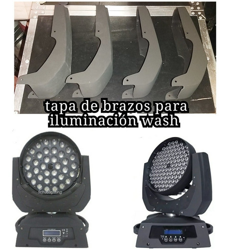 Tapa Para Brazos De Iluminación Móvil Wash Led Dmx