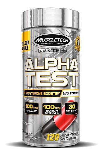 Alpha Test Testosterone Boster 120 Caps Muscletech