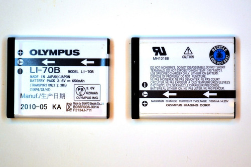 Bateria Para Camara Digital Modelo Li-70b 3.6v. Olympus