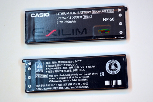 Bateria Para Camara Digital Modelo Np-v. Casio