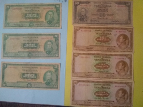 Billetes Antiguos y 100bs