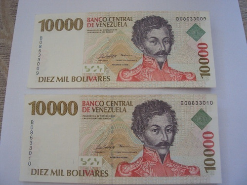 Billetes De  Bolivares Año  Fuera De Circulacion