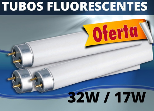 Bombillos T8 - Fluorescentes 32w - 17w - Luz Fria- k