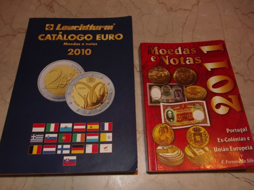 Combo De 2 Libros: Moedas E Notas  Y Catálogo Euro 