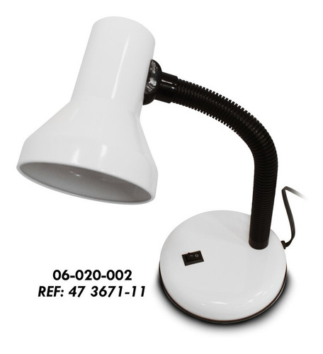 Lamp.mesa E27*1l*40w Blanco Ref: 