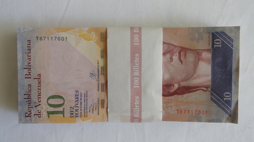 Lote De Billetes De 10 Bs. / Año 