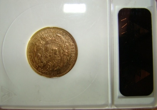 Moneda De 20 Antigua Y Certificada