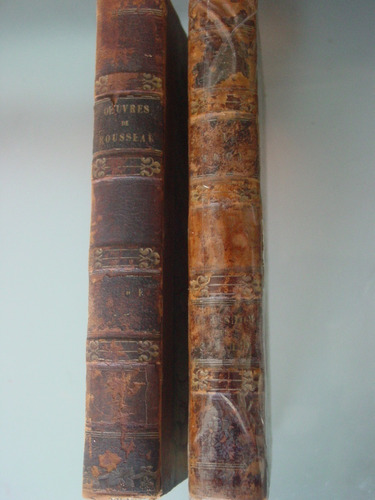 Obras De J J Rouseau (frances) Libros 192 Años De Antigueda