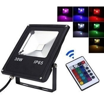Reflector Led Multicolor Ip65 Exteriores w