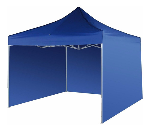 Toldo 3x3 Con Paredes Rojo /azul/negro