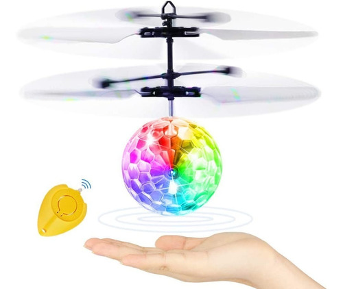 Bola De Luces Voladoras Dron Control Juguete Niños Y Niñas