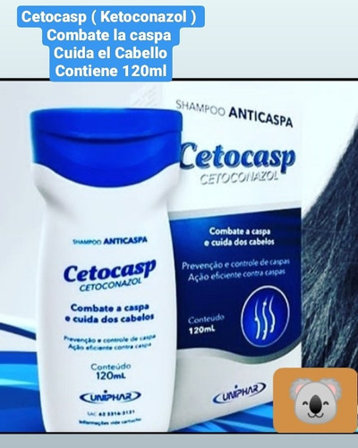 Cabellocaspa Antiseborreico Ketoconazol Cetocasp Nuevo 30v