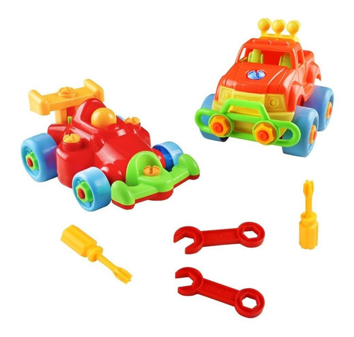 Carrito Formula Uno Niños Juguete Armar Didactico