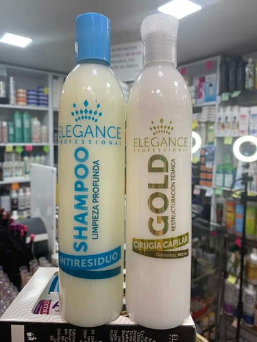 Cirugías Afro Y Gold Elegance  Y 400 Ml.