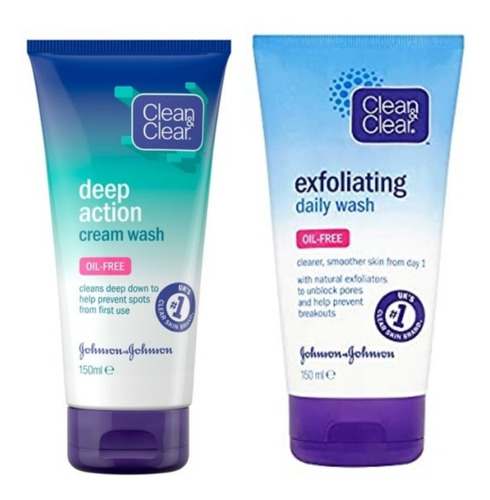 Clean & Clear Exfoliante Y Crema Facial
