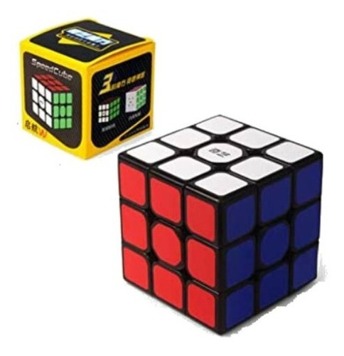 Cubo De Rubiks 3x3 Qiyi Warrior Base Negra